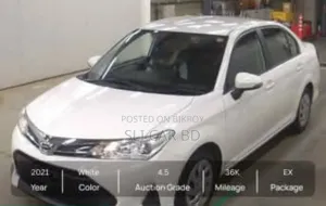 টয়োটা অ্যাক্সিও ২০২১ সাদা