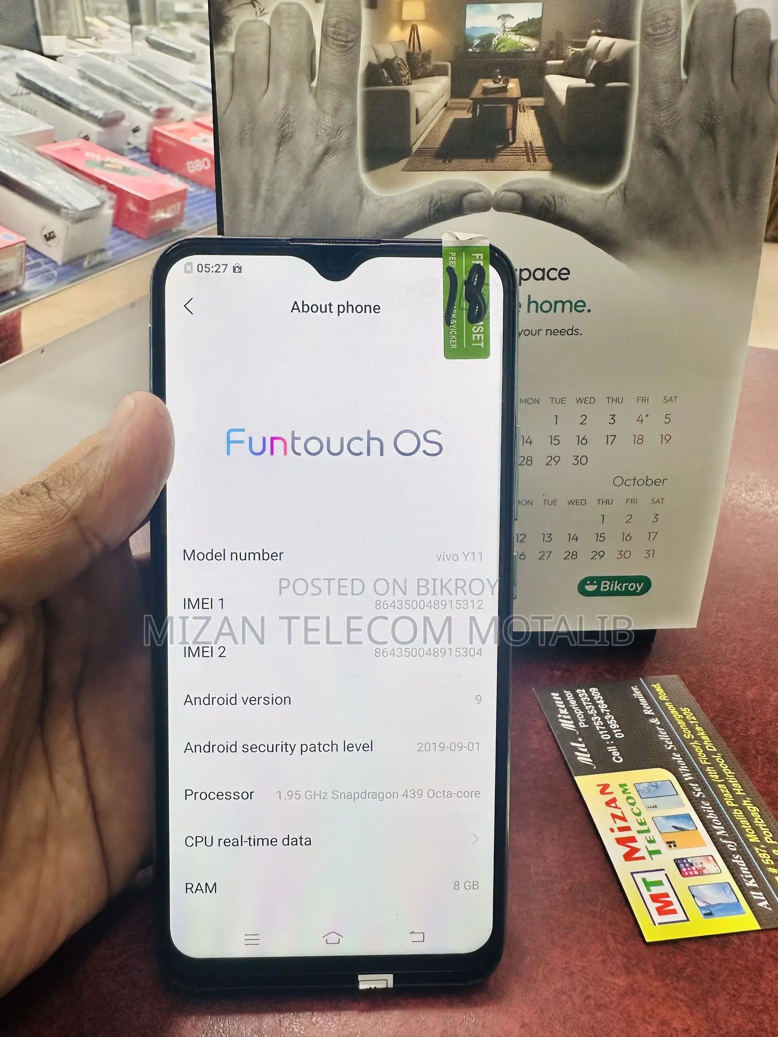 Vivo Y11 32 GB Blue