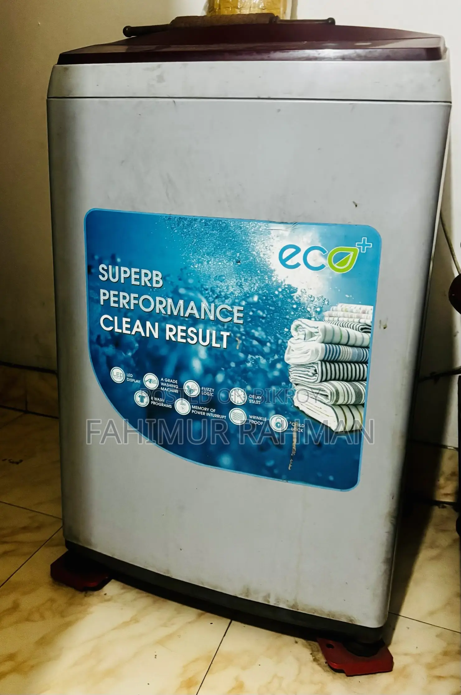 Eco+ 8 Kg Automatic Top-Loading Washing Machine. Eco+ 8 Kg