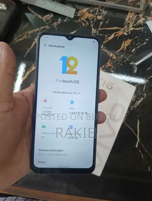 Vivo Y16 64 GB Black