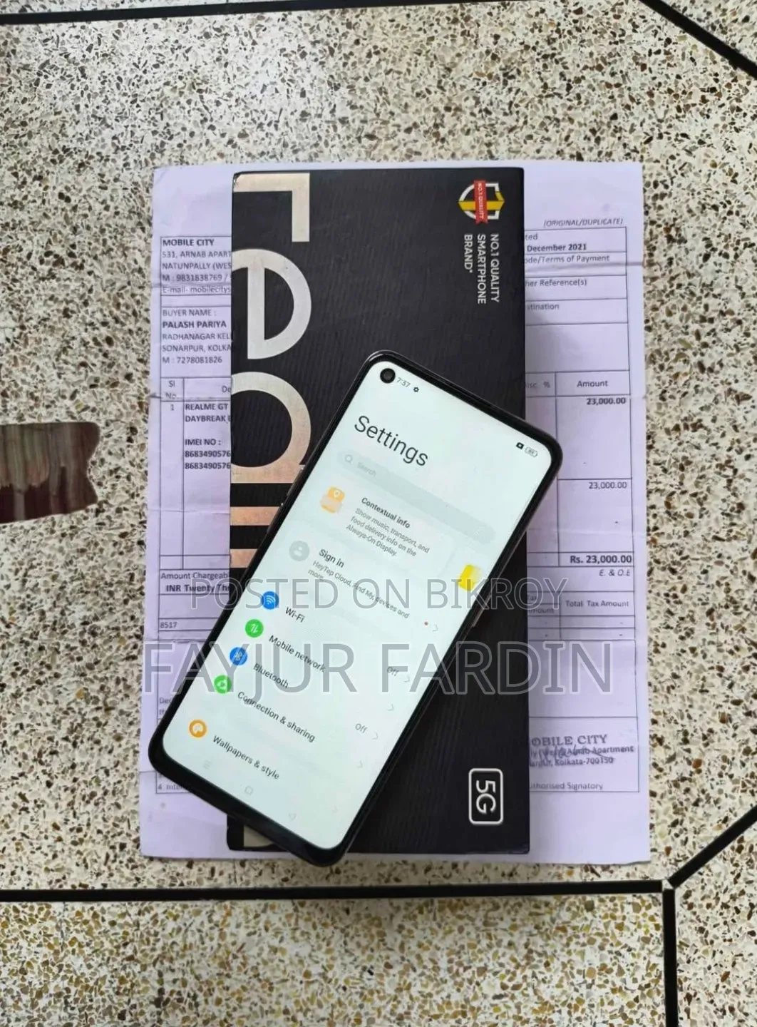 Realme GT Master Edition 128 GB Blue