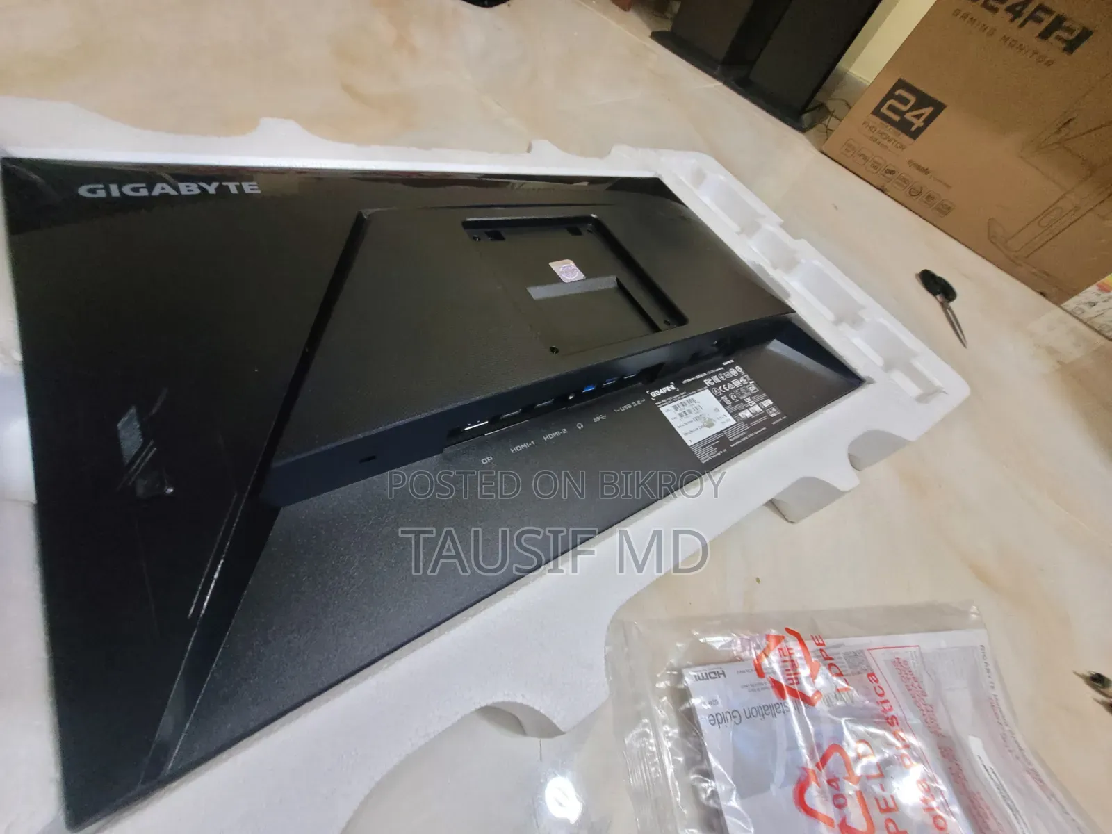 গিগাবাইট জি২৪এফ২ ১৬৫হার্জ গেমিং মনিটর