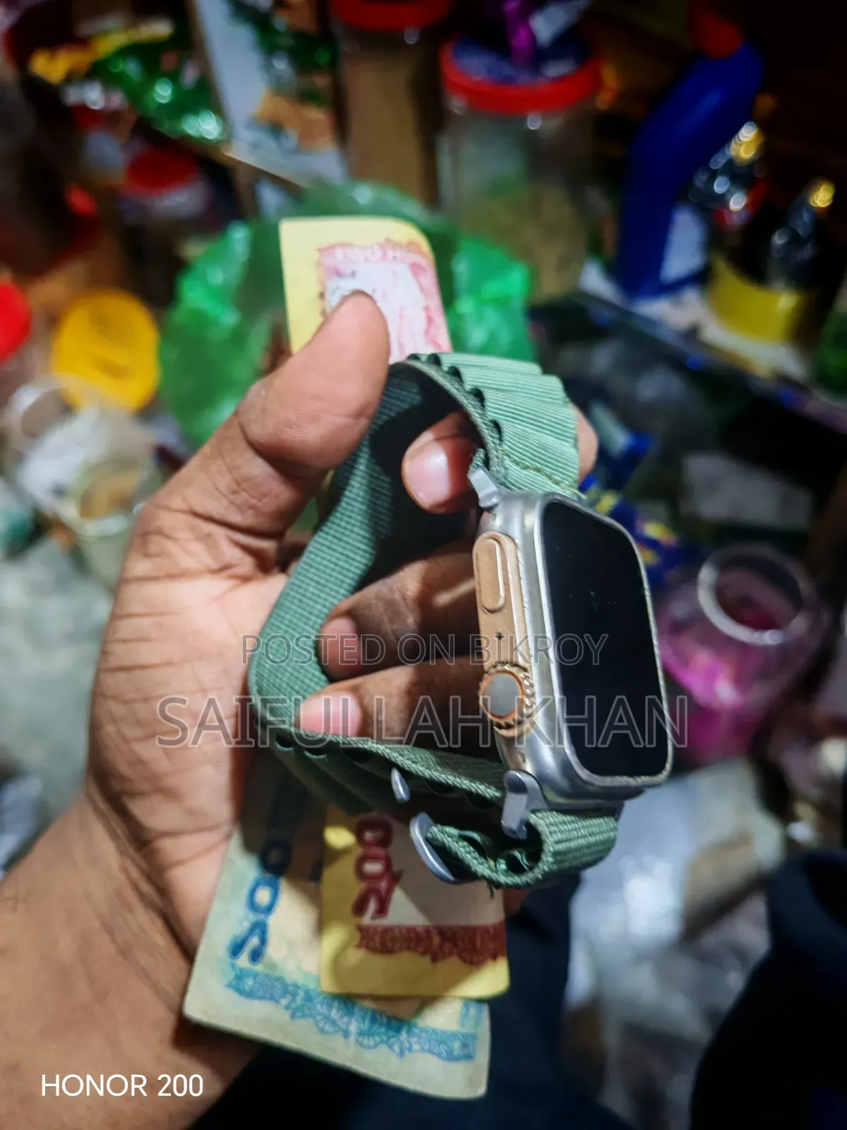 Smart Watch, watch is good and everything is fine, just no charger.