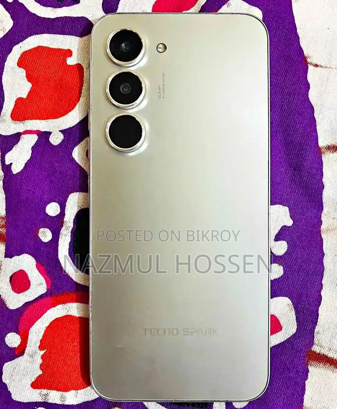টেকনো স্পার্ক ৪০ প্রো ১২৮ জিবি সিলভার