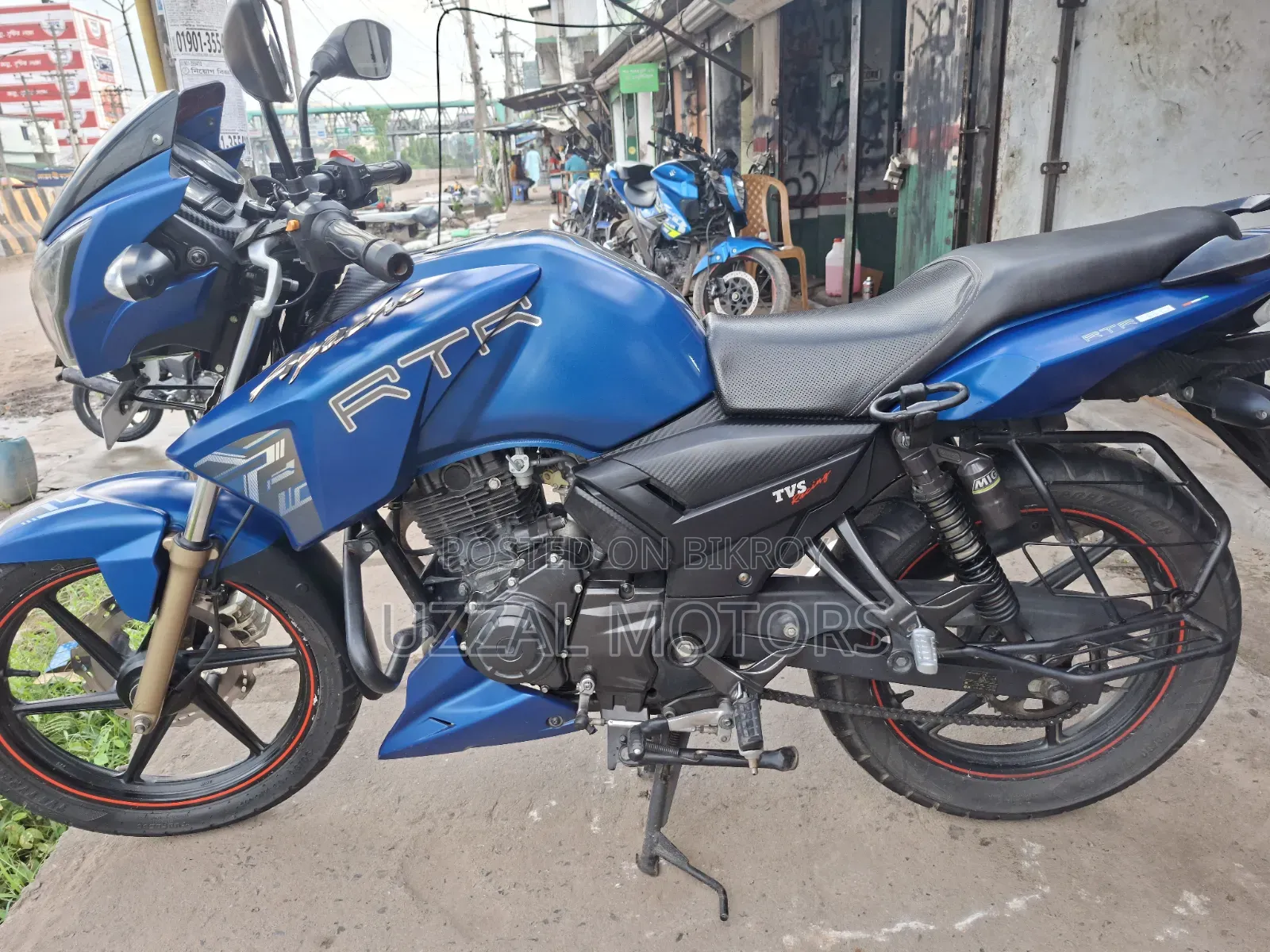 TVS Apache RTR 160 2V 2018 Blue