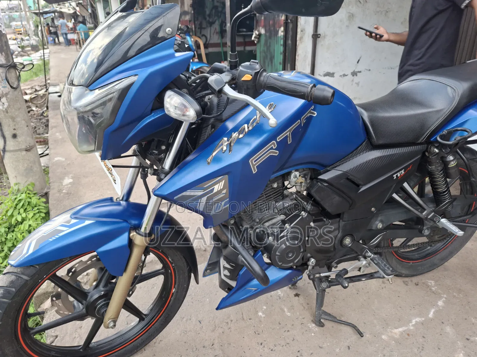 TVS Apache RTR 160 2V 2018 Blue