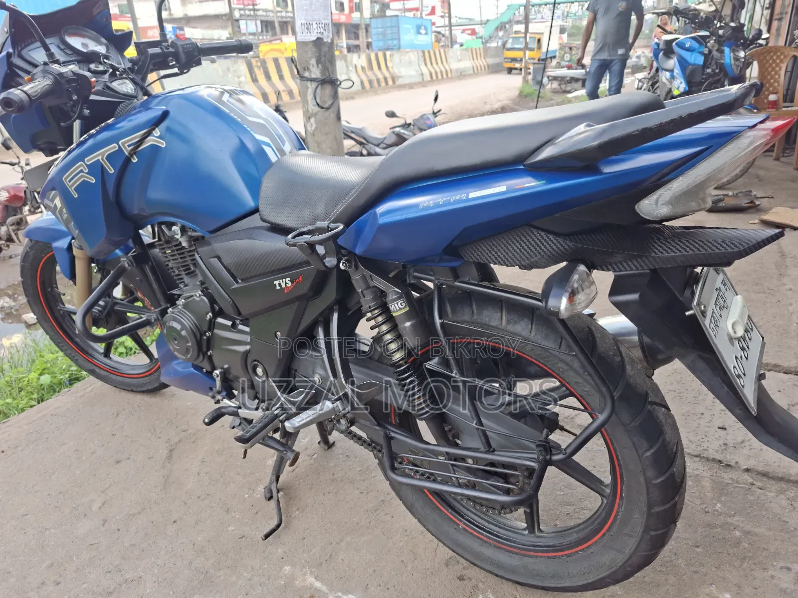 TVS Apache RTR 160 2V 2018 Blue