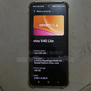 Vivo V40 Lite 4G 128 GB Silver