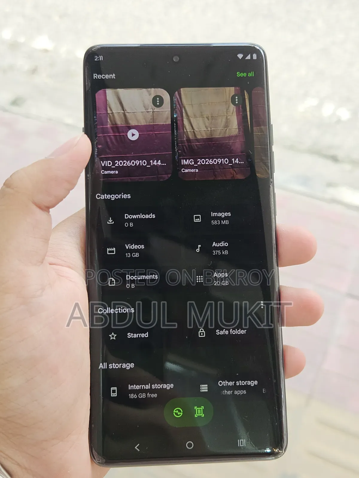 মোটোরালা এজ ৬০ প্রো ২৫৬ জিবি গ্রিন