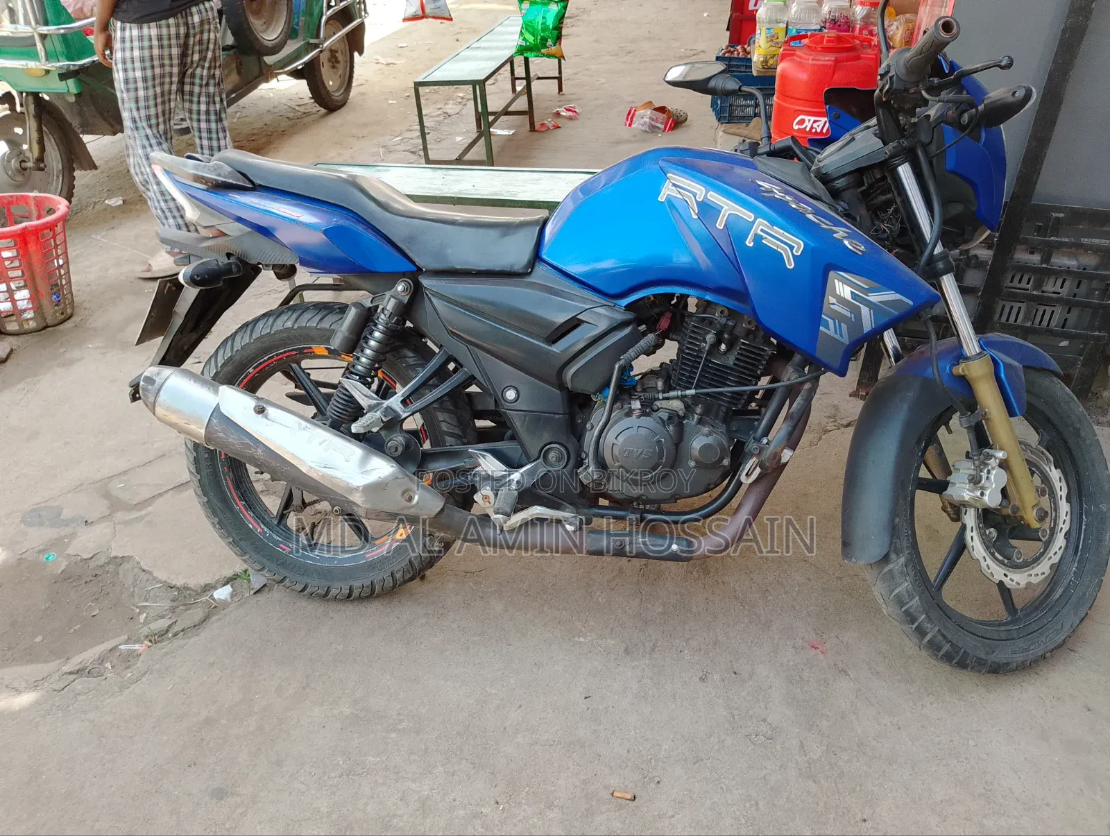 TVS Apache RTR 160 2V 2017 Blue