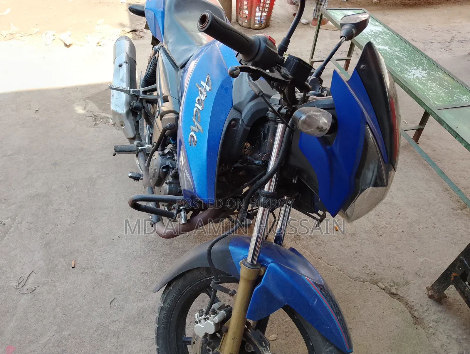 TVS Apache RTR 160 2V 2017 Blue