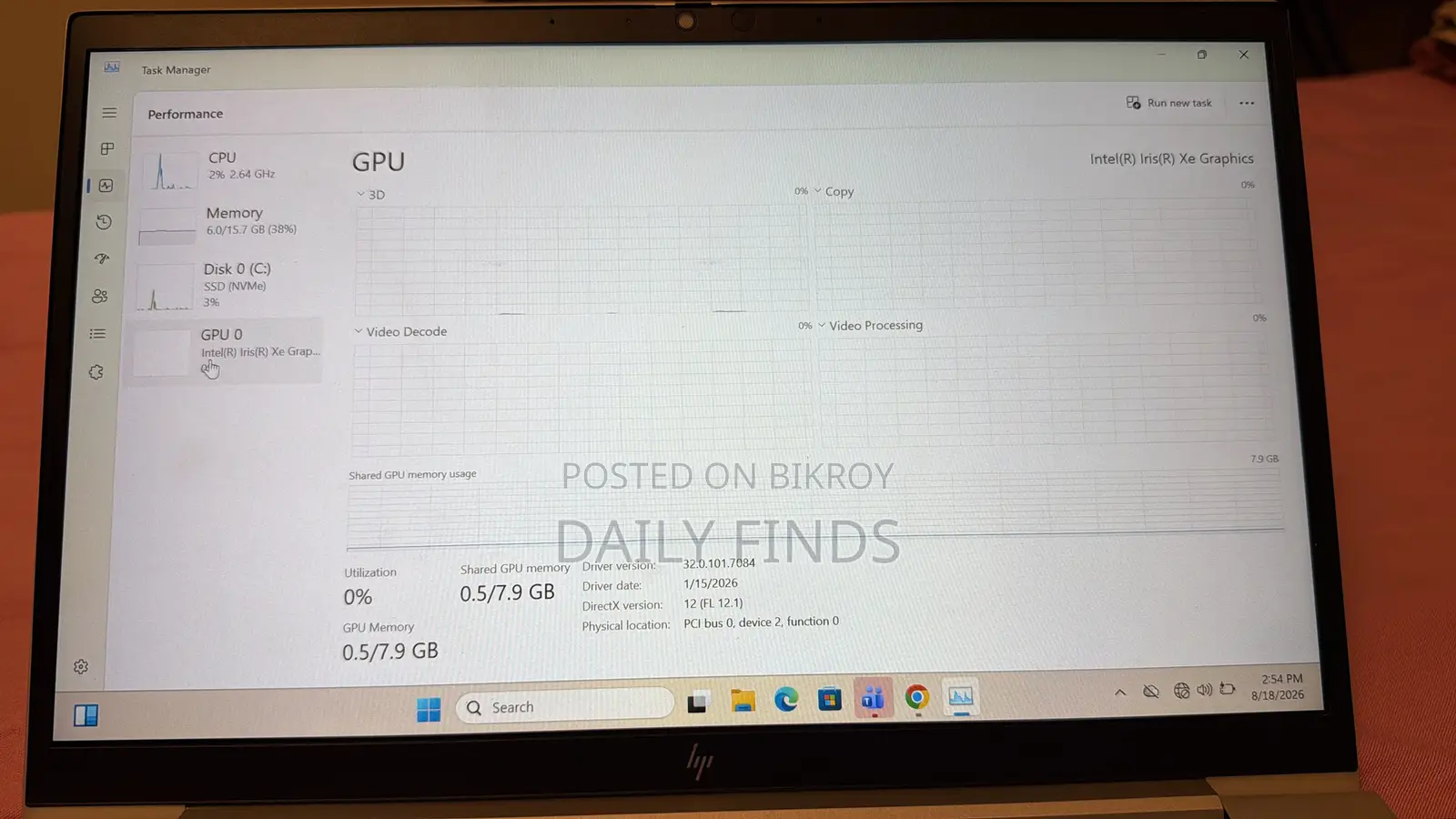 Laptop HP EliteBook 840 G8 16GB Intel Core i5 SSD 256GB