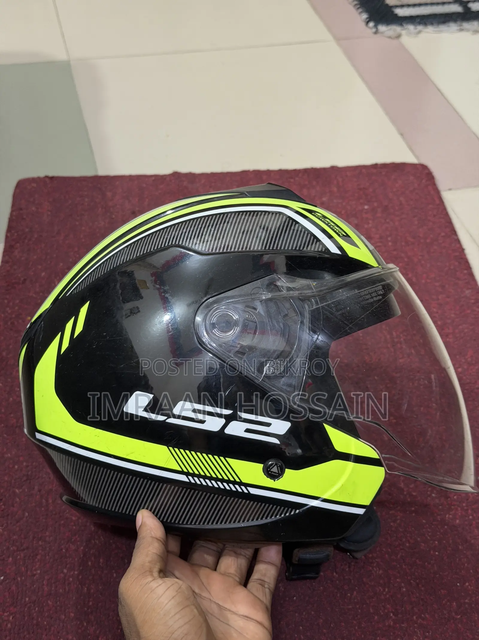 এলএস২ হাফ ফেস হেলমেট