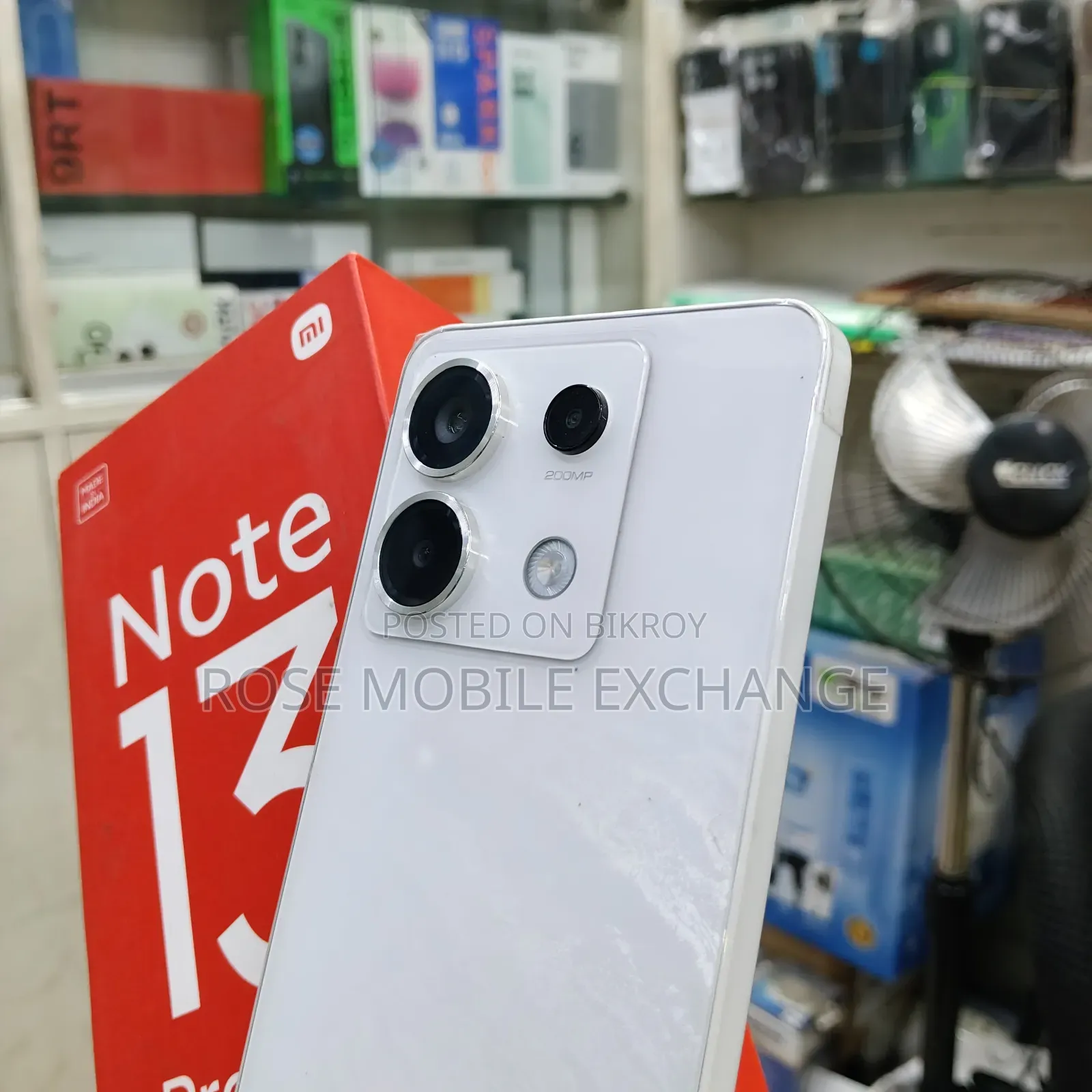 নতুন শাওমি রেডমি নোট ১৩ প্রো ৫জি ২৫৬ জিবি সাদা