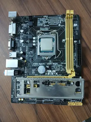 ASUS H81M Motherboard With Intel Core I3 4th Gen Combo