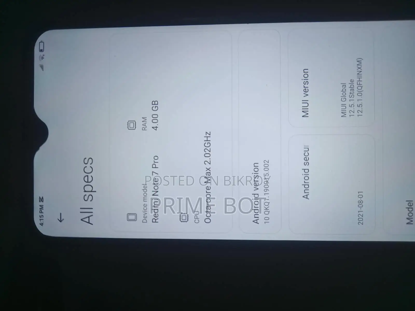 Xiaomi Redmi Note 7 Pro 64 GB Black