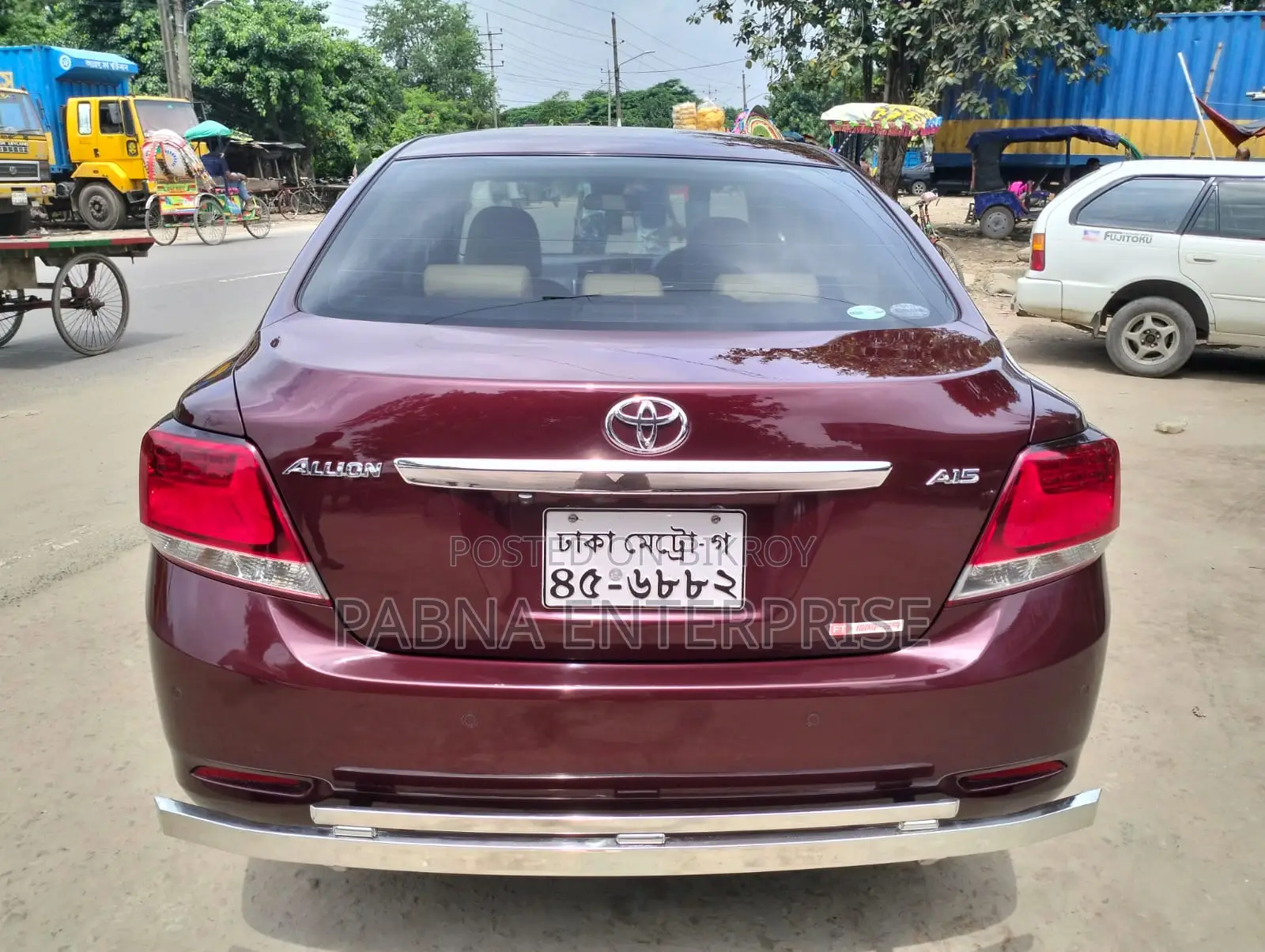 টয়োটা অ্যালিয়ন ২০১৬ রেড ওয়াইন
