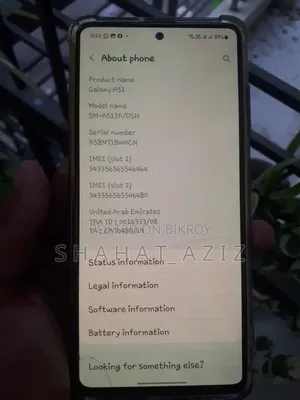স্যামসাং গ্যালাক্সি এ৫১ ১২৮ জিবি কালো