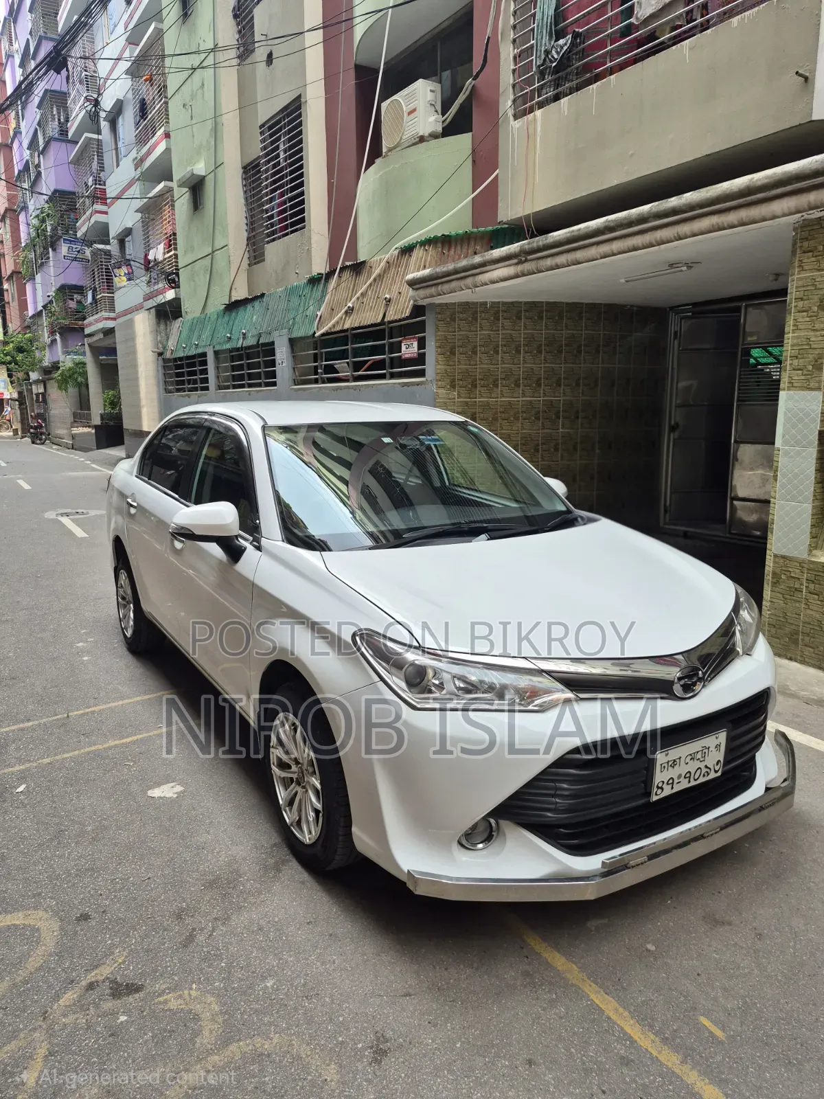 টয়োটা অ্যাক্সিও ১.৩ এক্স টুডব্লিউডি ২০১৬ সাদা
