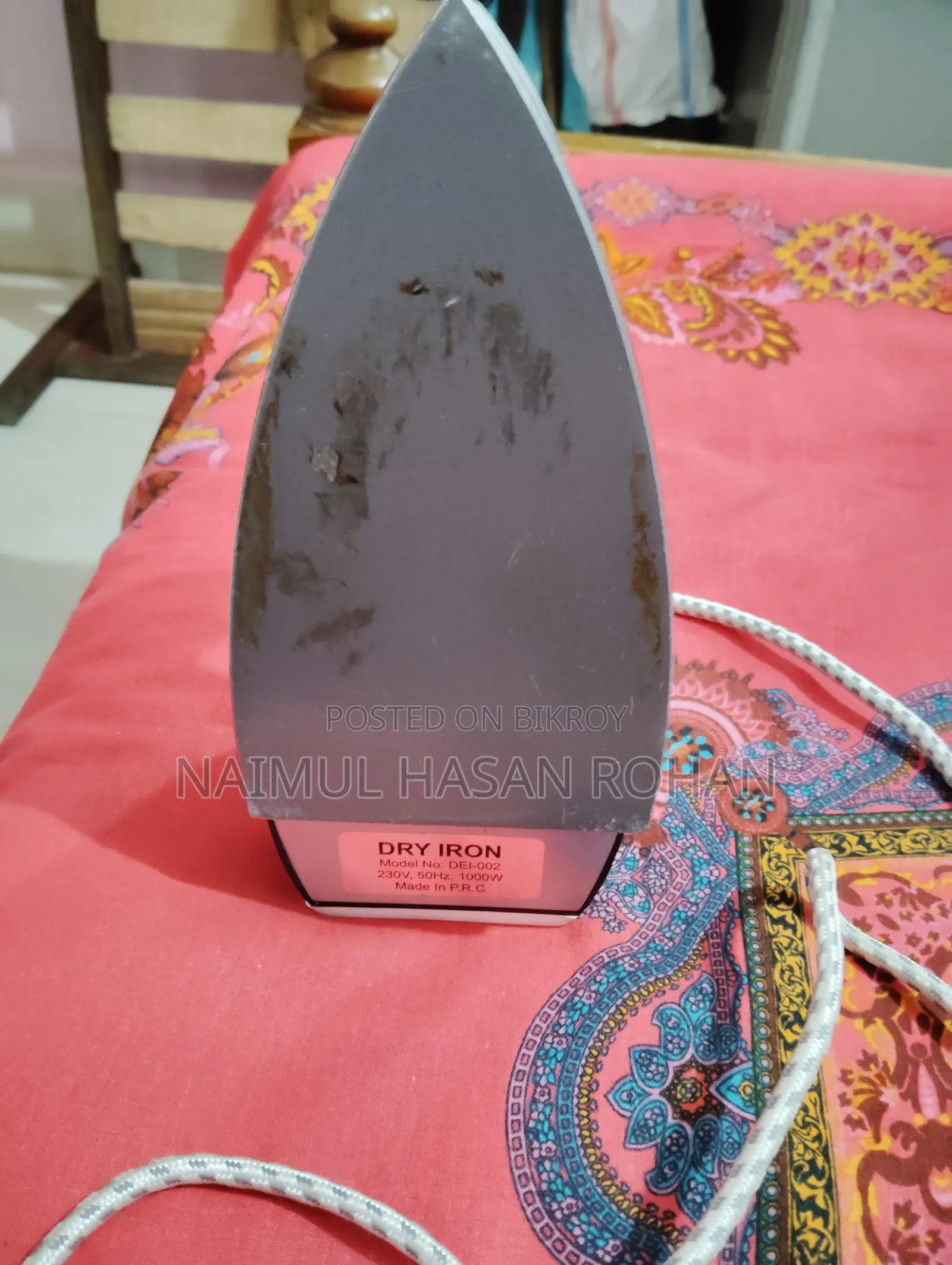 Vision Dry Iron 1000W - Used, Good Condition