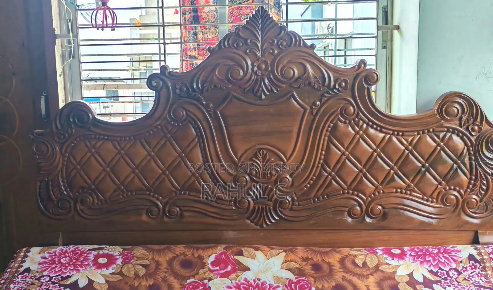 শিল কড়াই কাঠের ৬x৭ খাট
