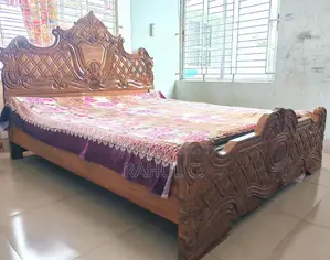 শিল কড়াই কাঠের ৬x৭ খাট