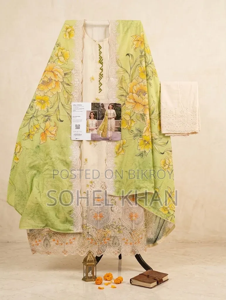 3-Piece Premium Pakistani Inspired Unstitched