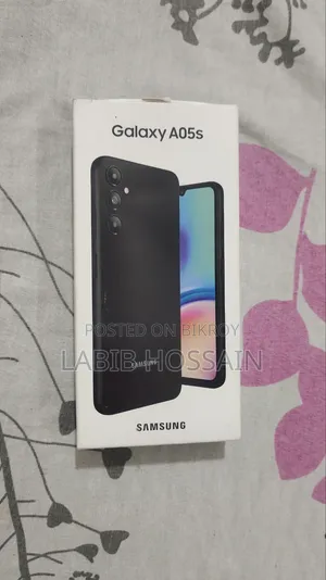 নতুন স্যামসাং গ্যালাক্সি এ০৫এস ১২৮ জিবি কালো
