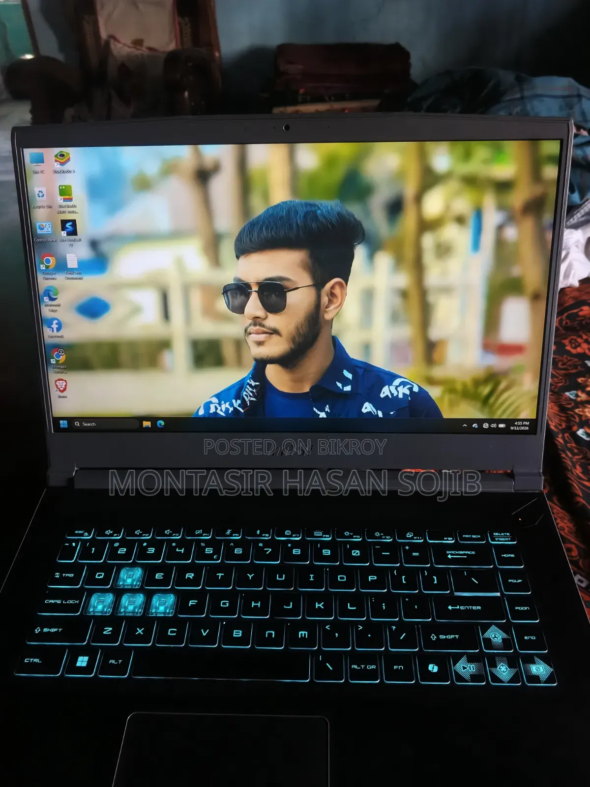 নতুন ল্যাপটপ এমএসআই ক্রসহেয়ার ১৫ ৮জিবি এএমডি রাইজেন ৫ এইচডিডি ৫১২জিবি
