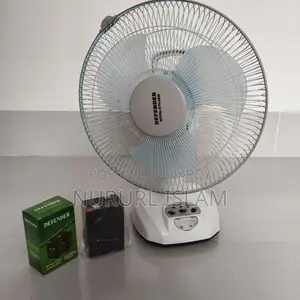 Defender Rechargeable Fan 12 Inch With New 6v Battery