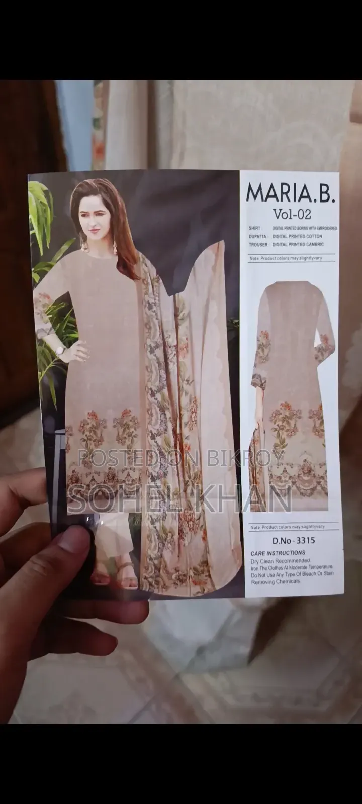 Premium Pakistani Inspired Unstitched 3-Piece