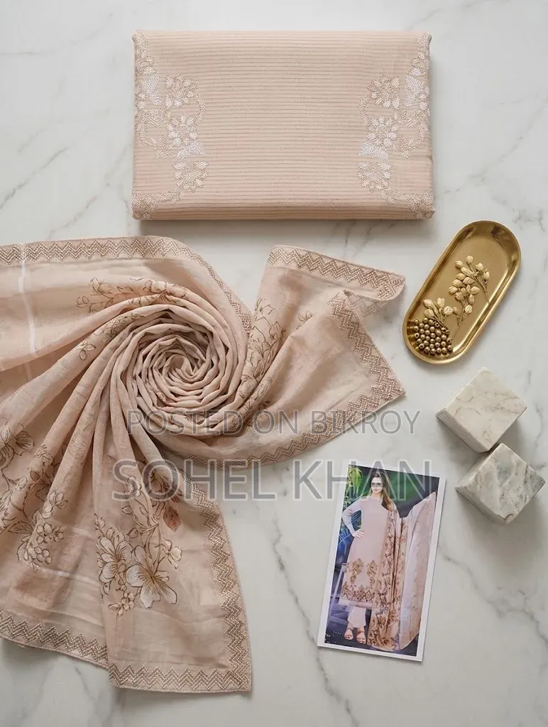 Premium Pakistani Inspired Unstitched 3-Piece