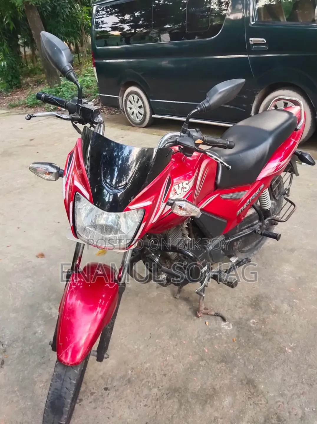 TVS Metro Plus 2017 Red