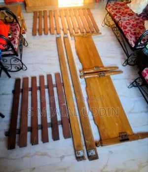 সম্পূর্ণ সেগুন কাঠের সিঙ্গেল খাট