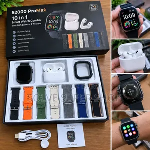 ⌚ S2000 ProMax 10-in-1 Smart Watch Combo