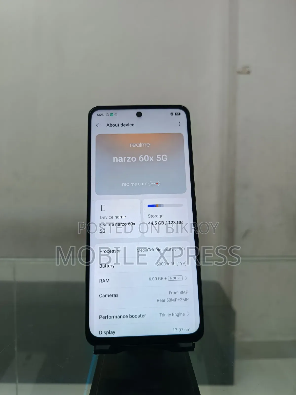 রিয়েলমি নারজো ৬০ ১২৮ জিবি সবুজ