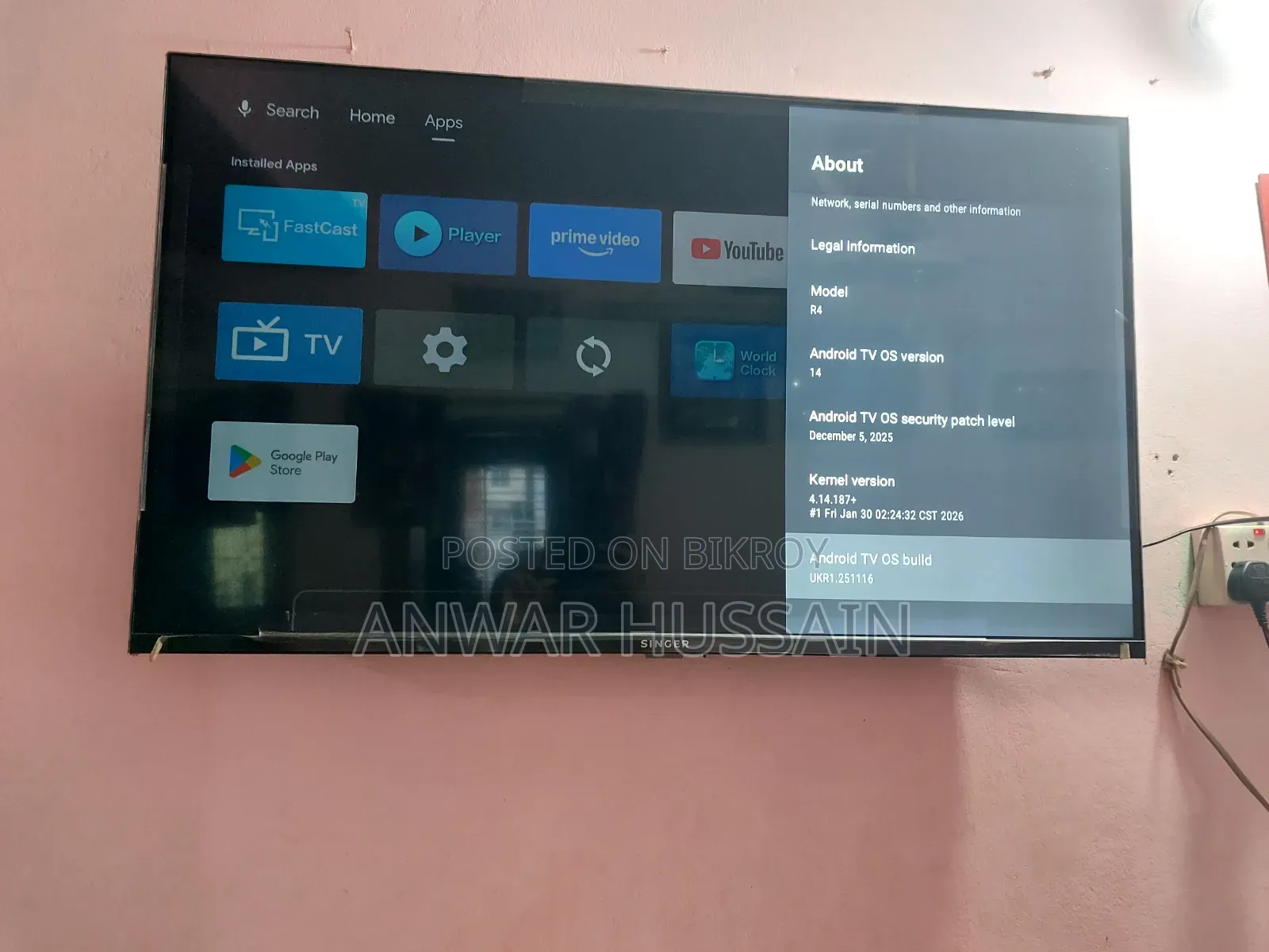 Singer TV (43 Inch)