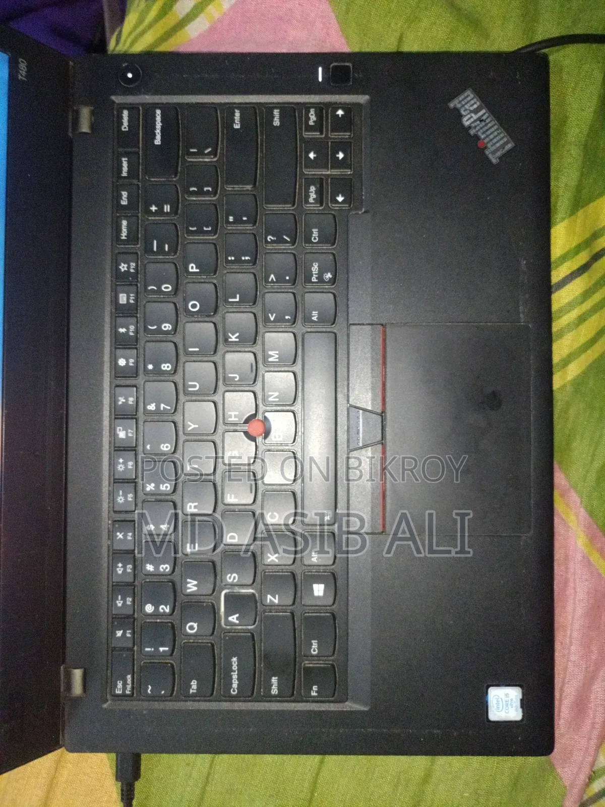 Laptop Lenovo ThinkPad T480 8GB Intel Core i5 SSD 256GB