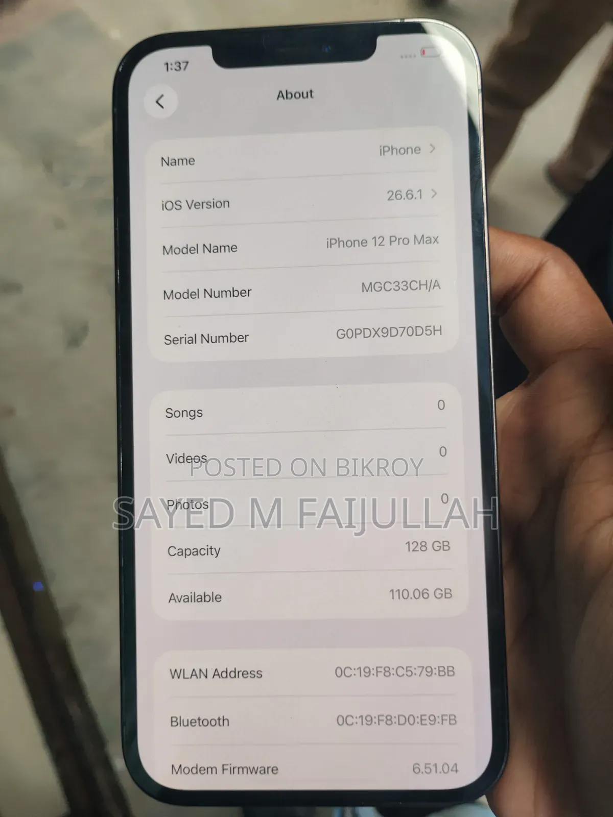 Apple iPhone 12 Pro Max 128 GB Blue