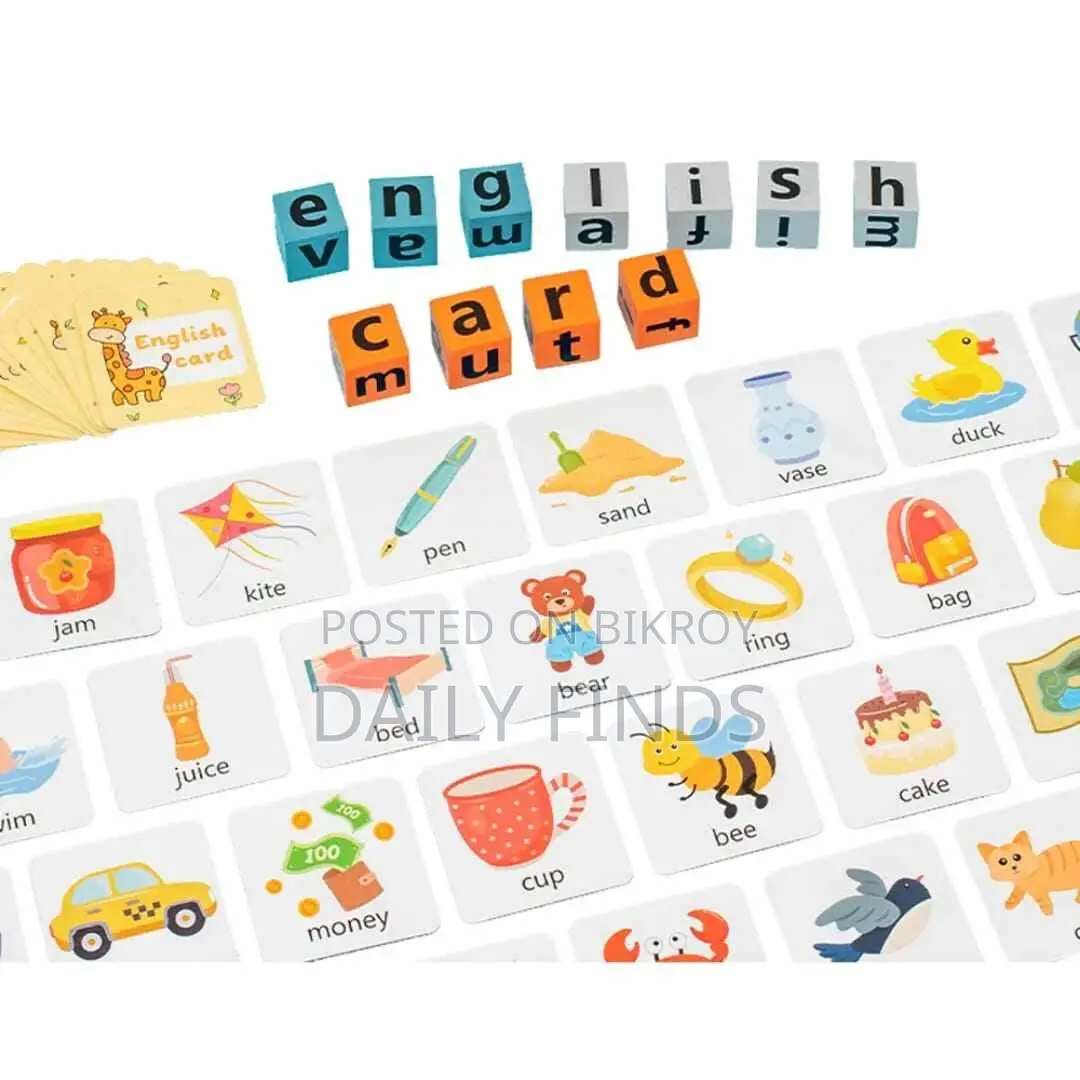 Word Spelling Puzzle With Bell