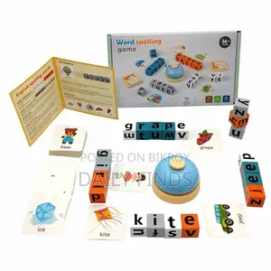 Word Spelling Puzzle With Bell