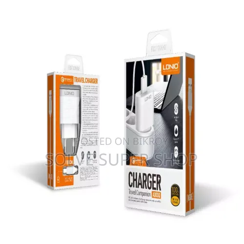 ⚡ Ldnio A303q 18w Qc3.0 ফাস্ট চার্জার