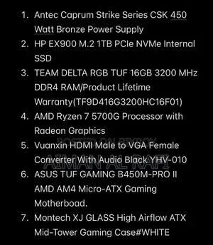 Desktop Computer Asus TUF Gaming FX10CP 16GB AMD Ryzen 5 SSD 1T