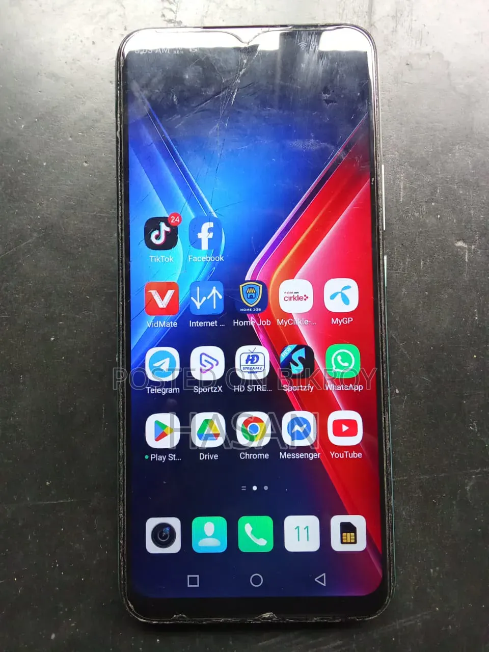 ইনফিনিক্স হট ১১ প্লে ৬৪ জিবি সিলভার