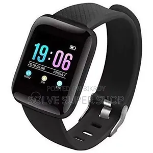 D116 Smart Watch Amoled, Aod, Spo2, Hr, Bp, Sleep, Sos, Bt, Waterproof