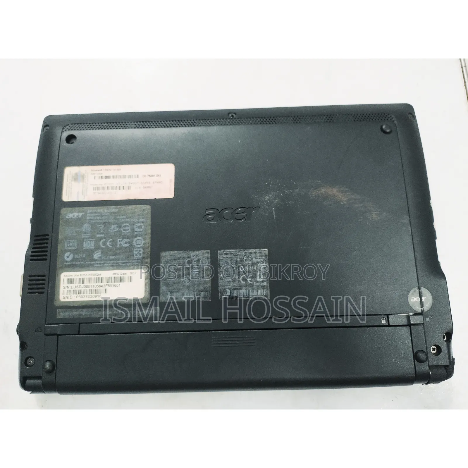 Laptop Acer Aspire 1 2GB Intel Atom HDD 320GB