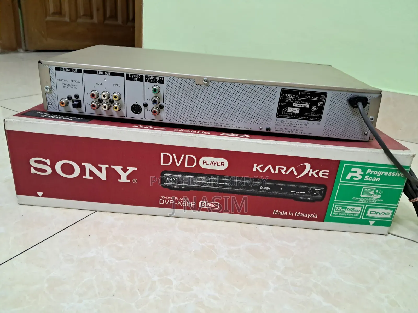 SONY Karaoke DVD Player ORIGINAL