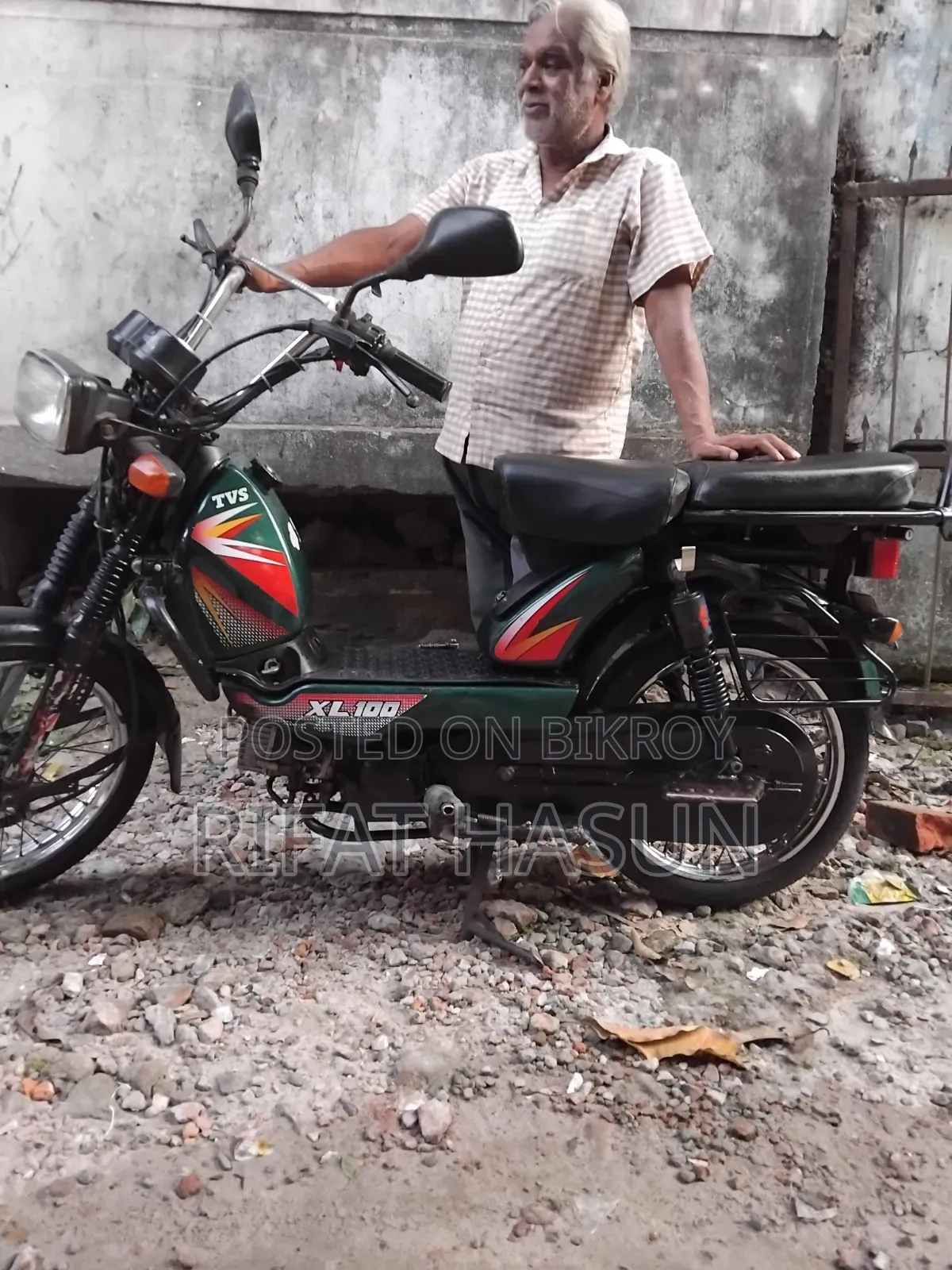 TVS XL 100 2021 Green