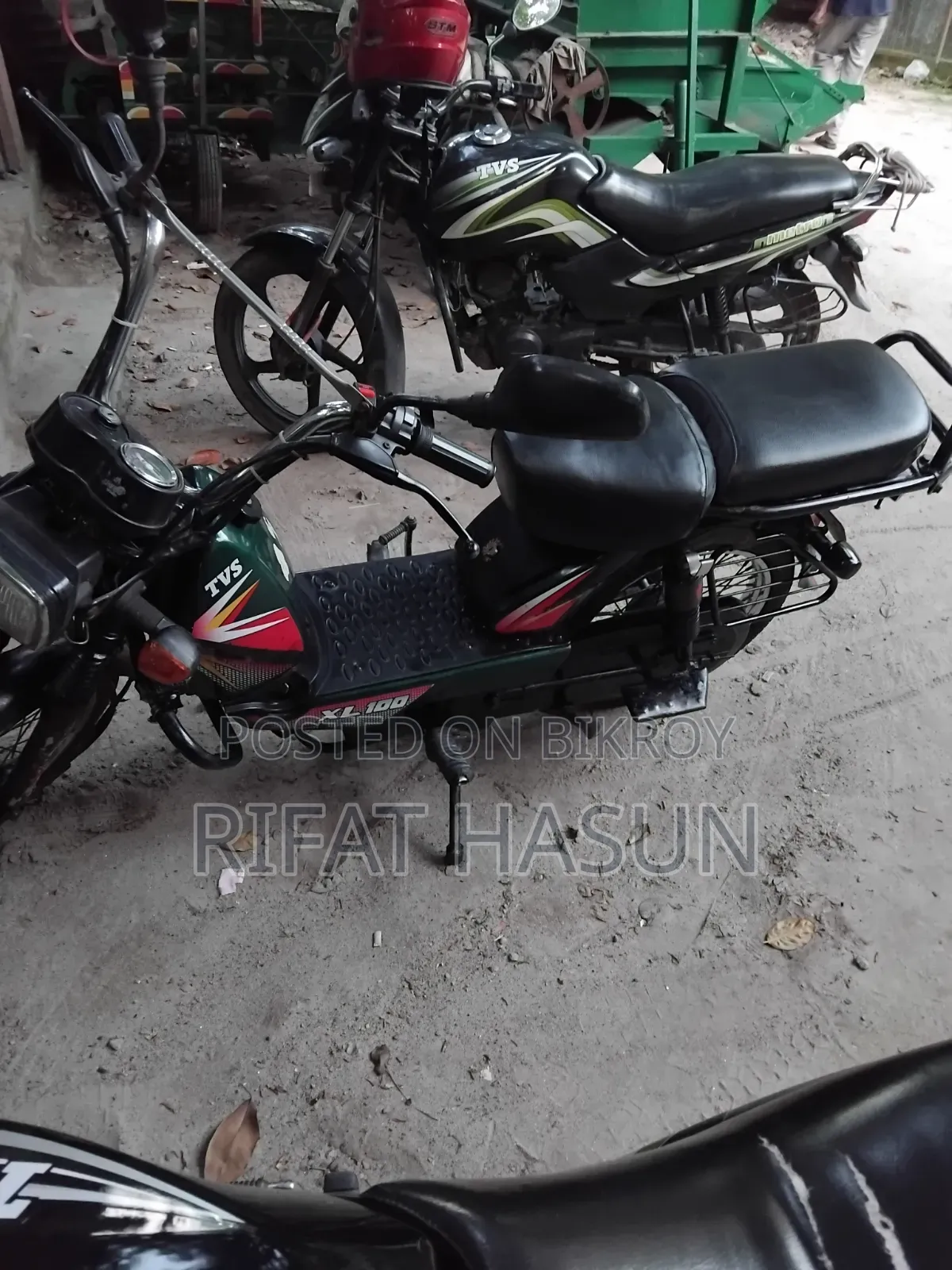 TVS XL 100 2021 Green