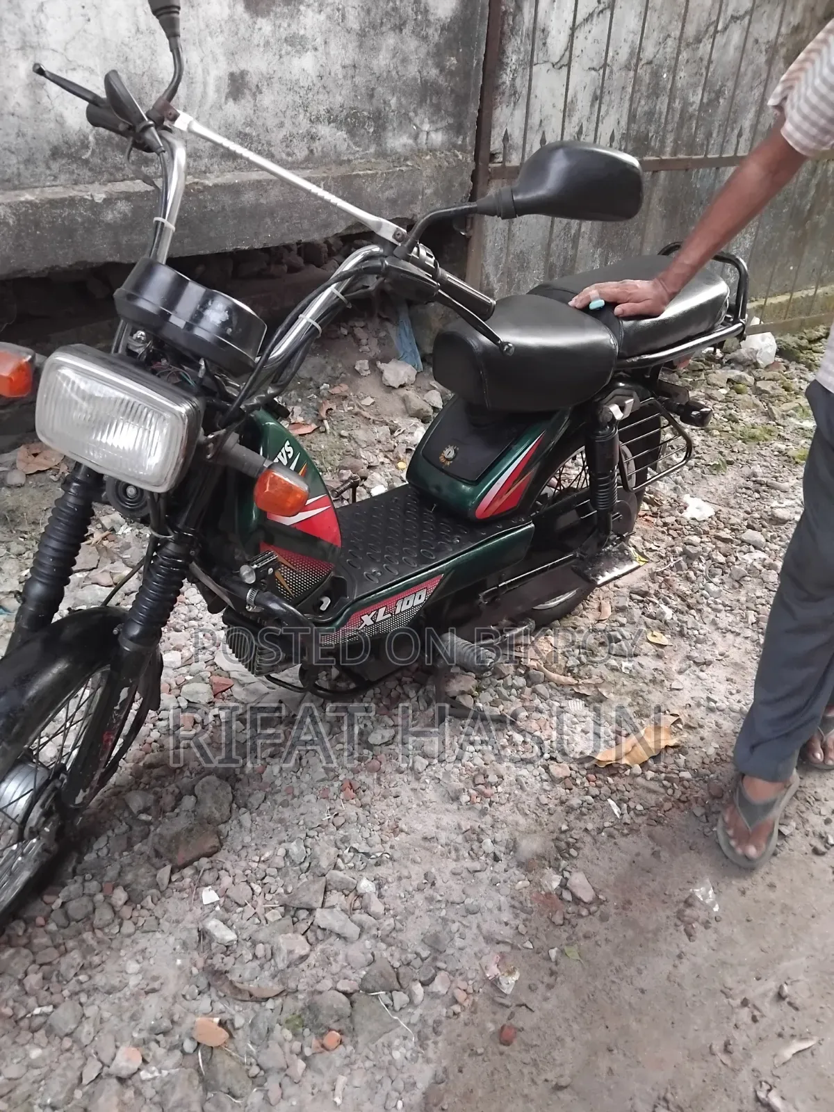 TVS XL 100 2021 Green